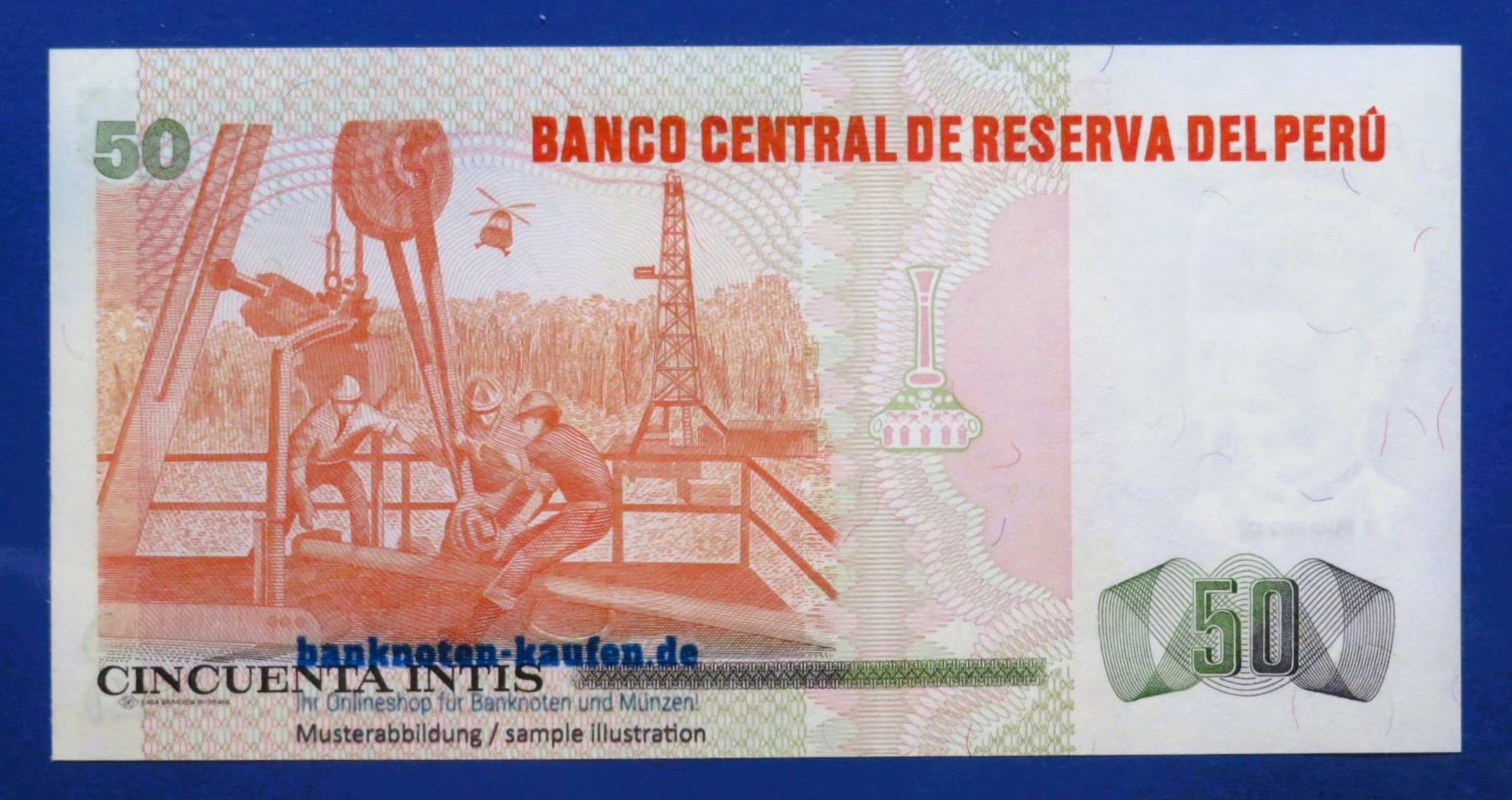 Peru, 50 Intis, 1987, uncirculated (UNC), P-131b