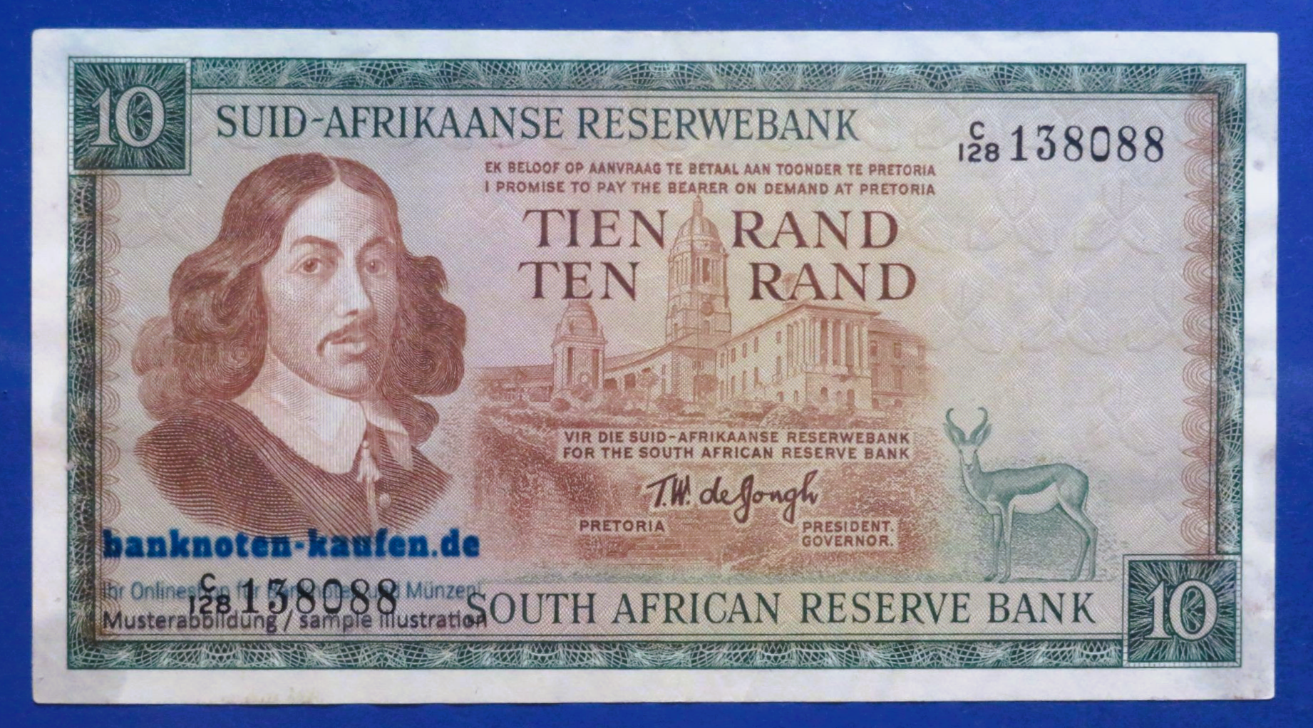 Südafrika, 10 Rand, ND (1967-74), gebraucht (USED / VF+), P-114b