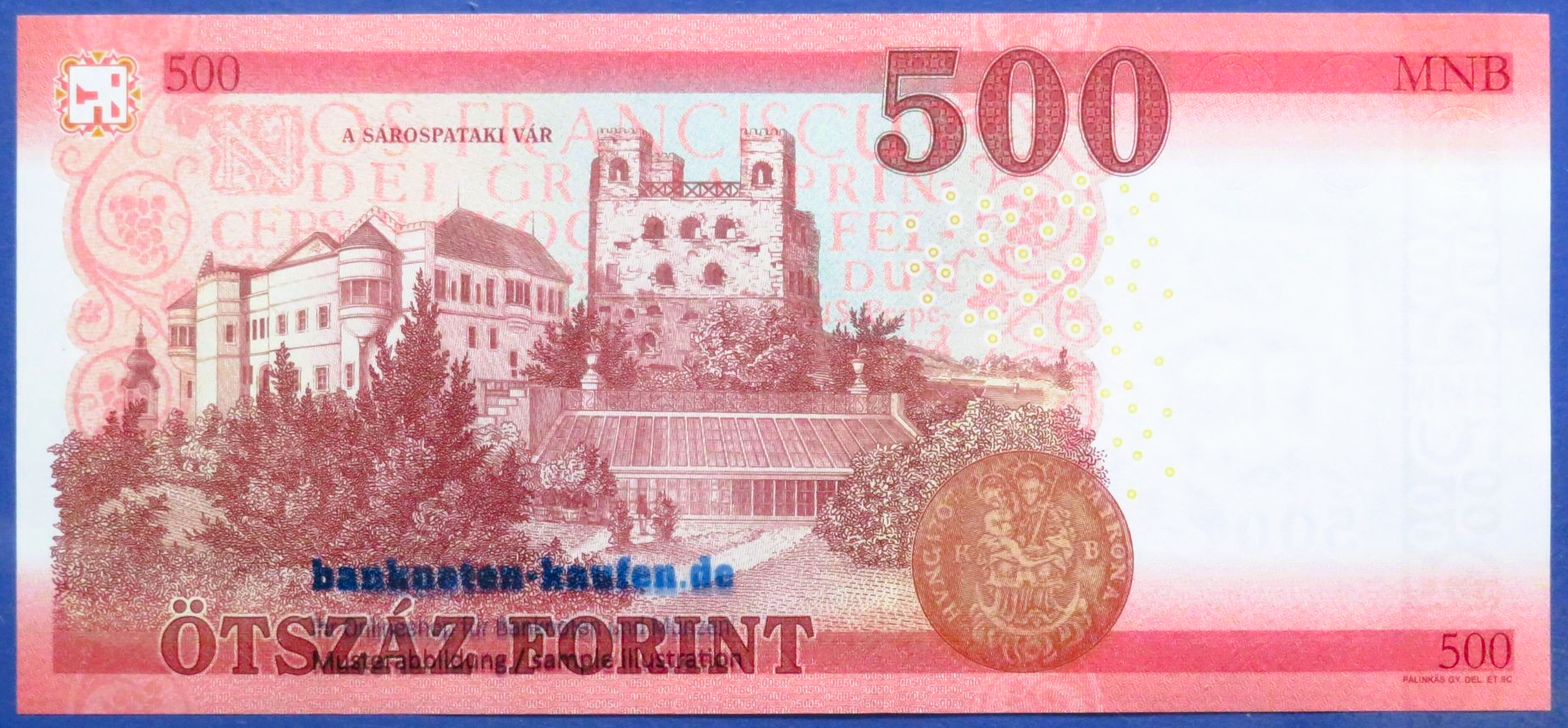 Ungarn, 500 Forint, 2018, kassenfrisch (UNC), P-202a