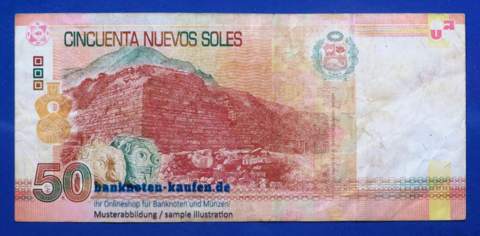 Peru, 50 Nuevos Soles, 2012, gebraucht (USED / VF-), P-189