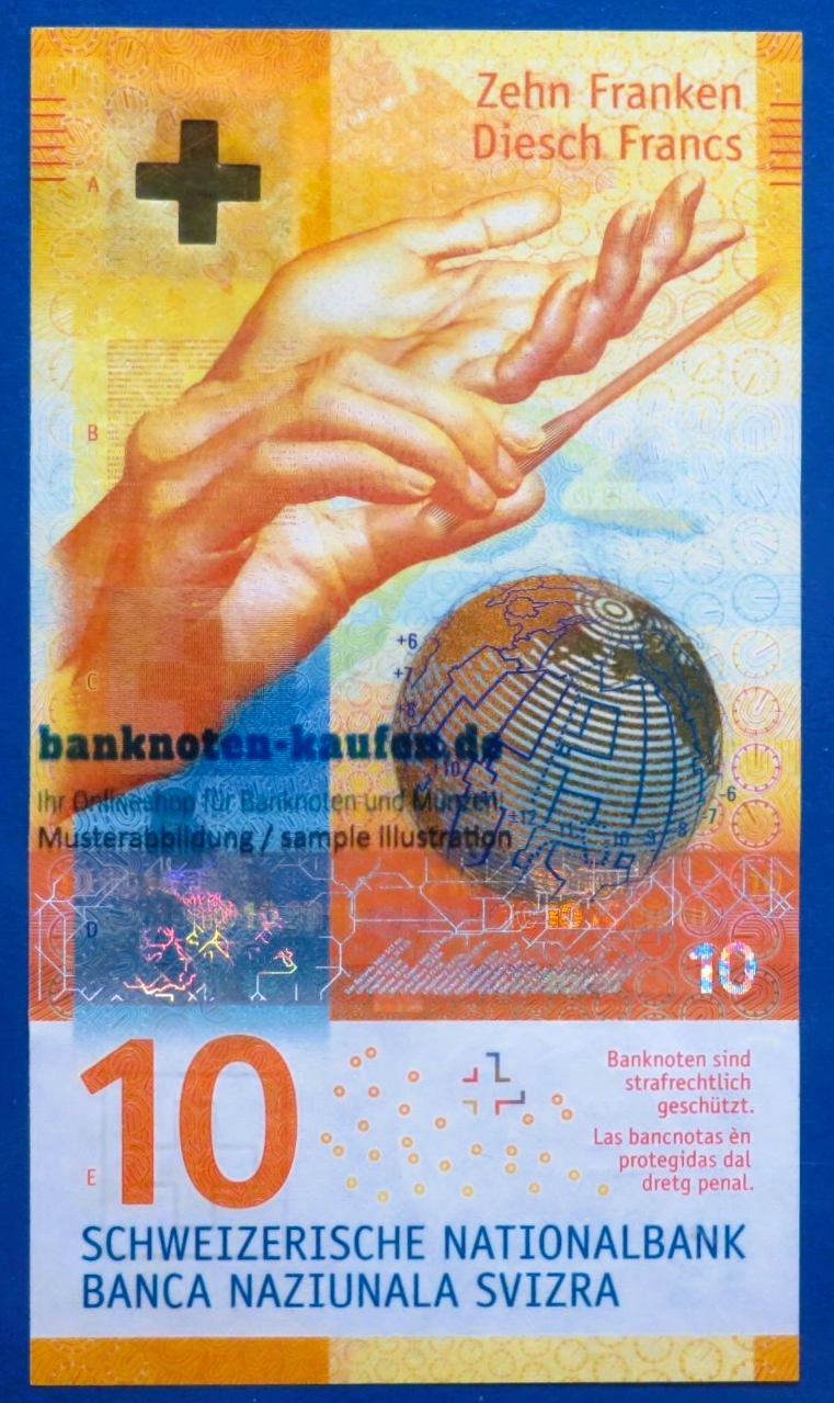 Switzerland, 10 Franken, 2017, uncirculated (UNC), P-75