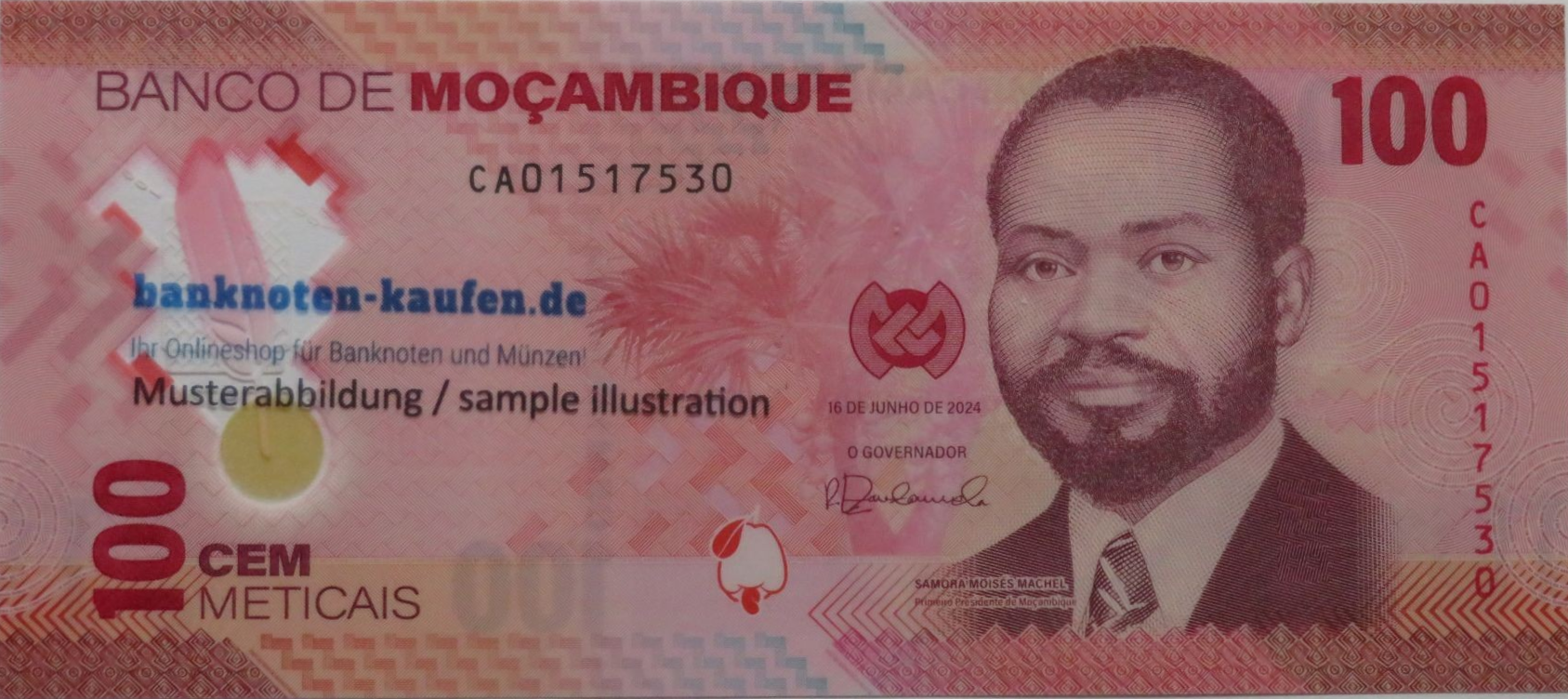 Mozambique, 100 Meticais, 2024, uncirculated (UNC), Polymer