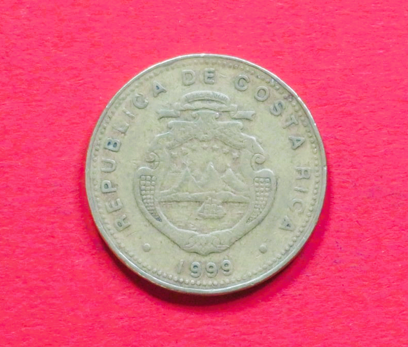 Costa Rica: 100 Colones, 1999, gebraucht (used / ss), # 92a.1