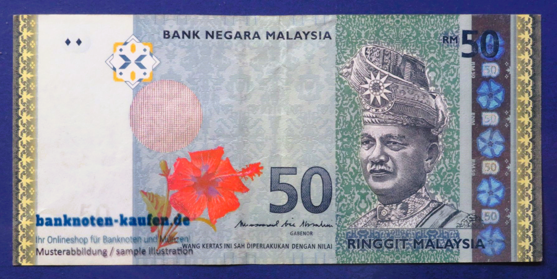 Malaysia, 50 Ringgit, 2009ND, circulated (USED / VF+), P-50b