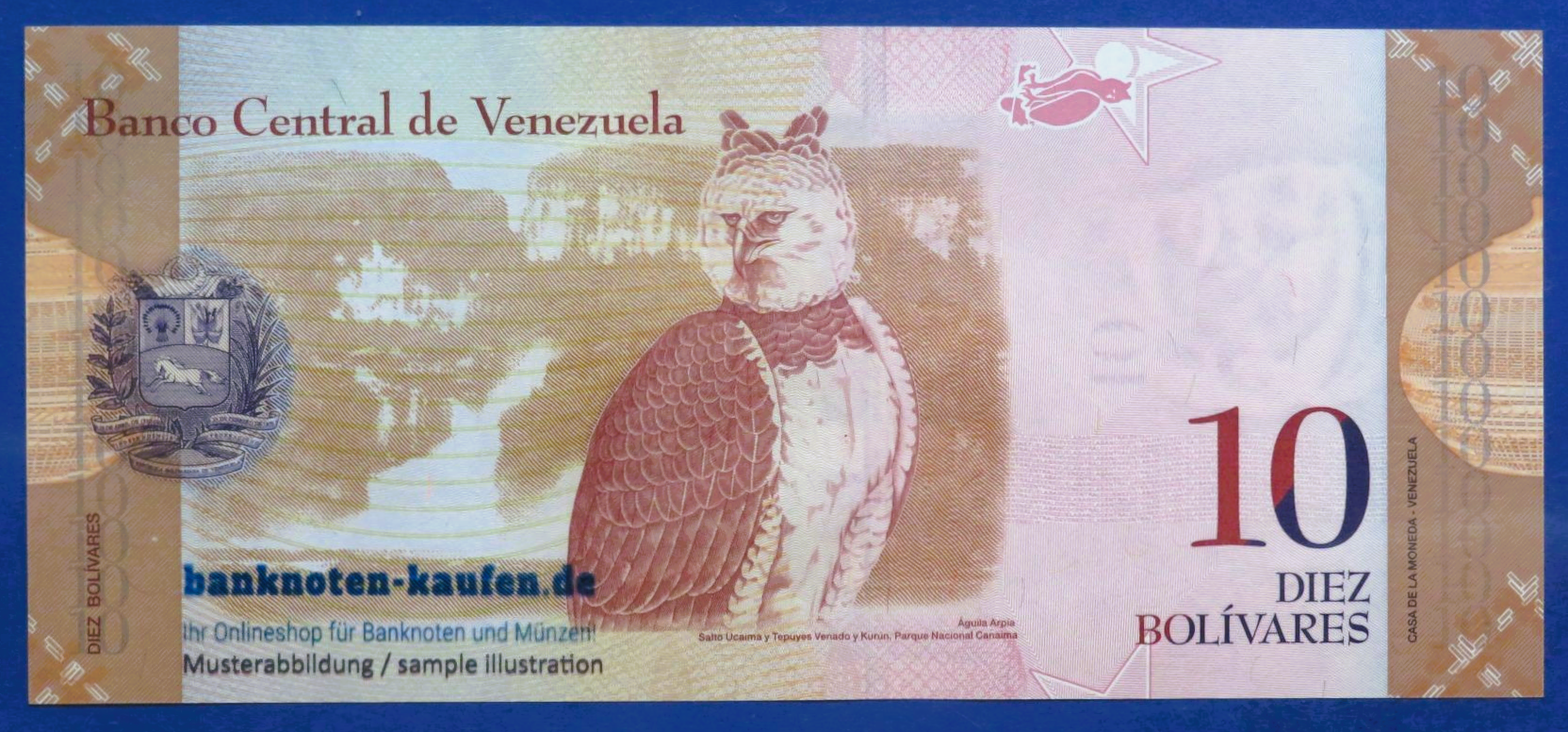 Venezuela, 10 Bolivares fuerte, 2014, uncirculated (UNC), P-90