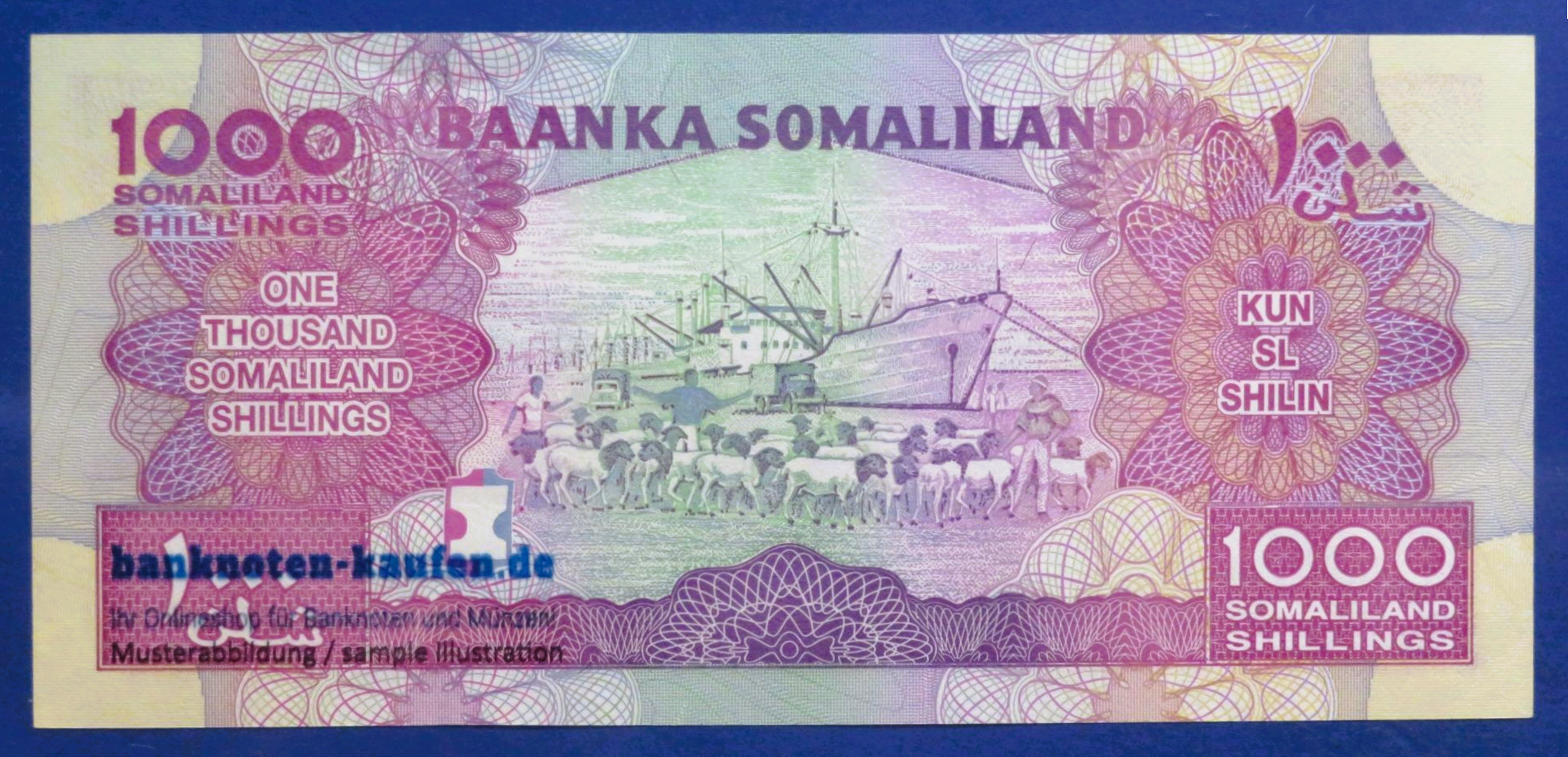 Somaliland - 1,000 Shillings, 2011, uncirculated (UNC), P-20a