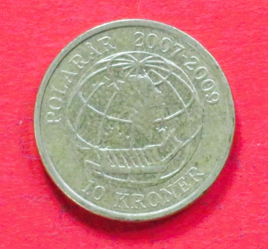 Dänemark:  10 Kroner, 2008, gebraucht (used / ss+), Gedenkausgabe, # 142