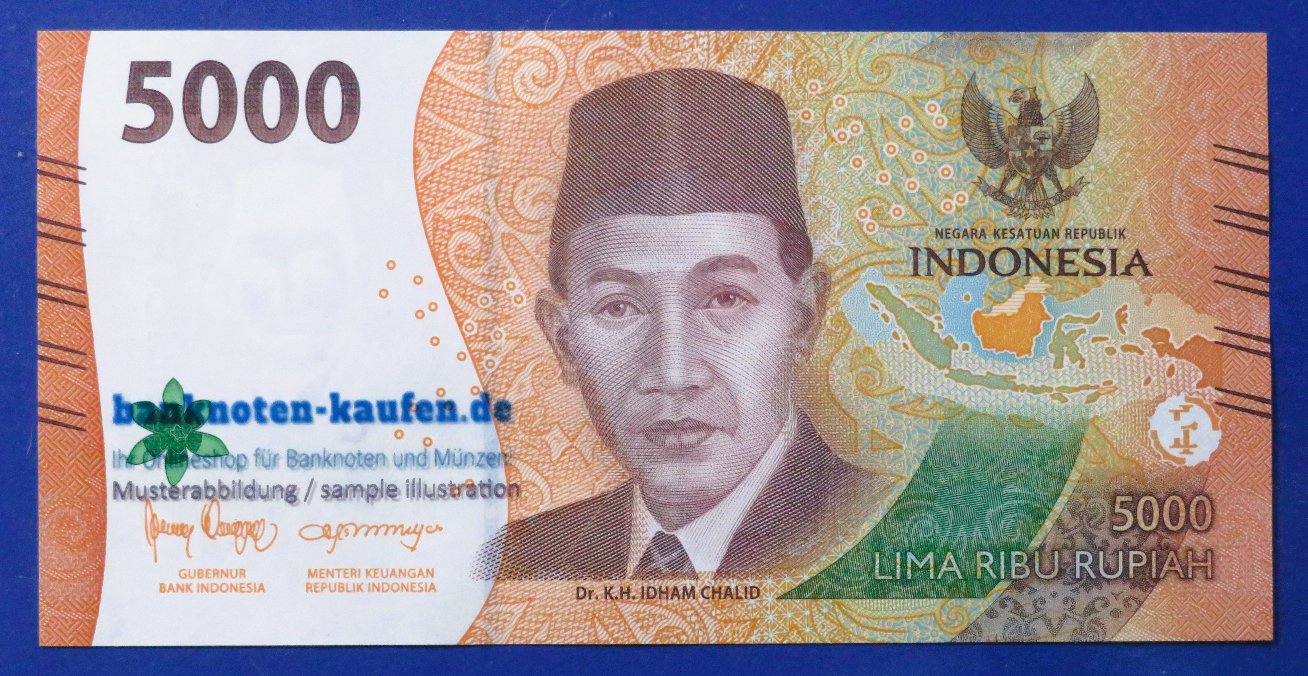 Indonesia - 5,000 Rupiah, 2022, uncirculated (UNC)