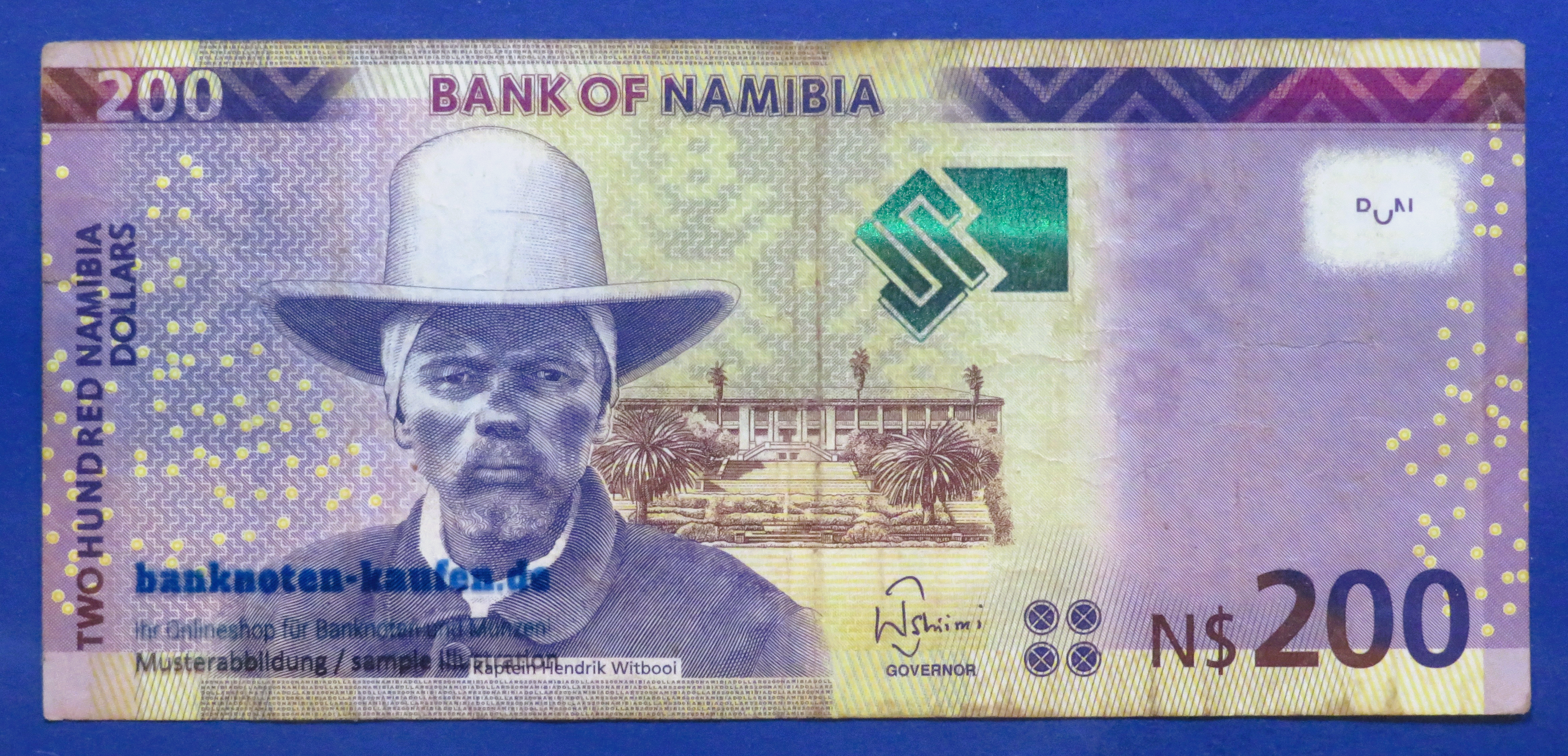 Namibia, 200 Dollars, 2015, gebraucht (USED / F), P-15b