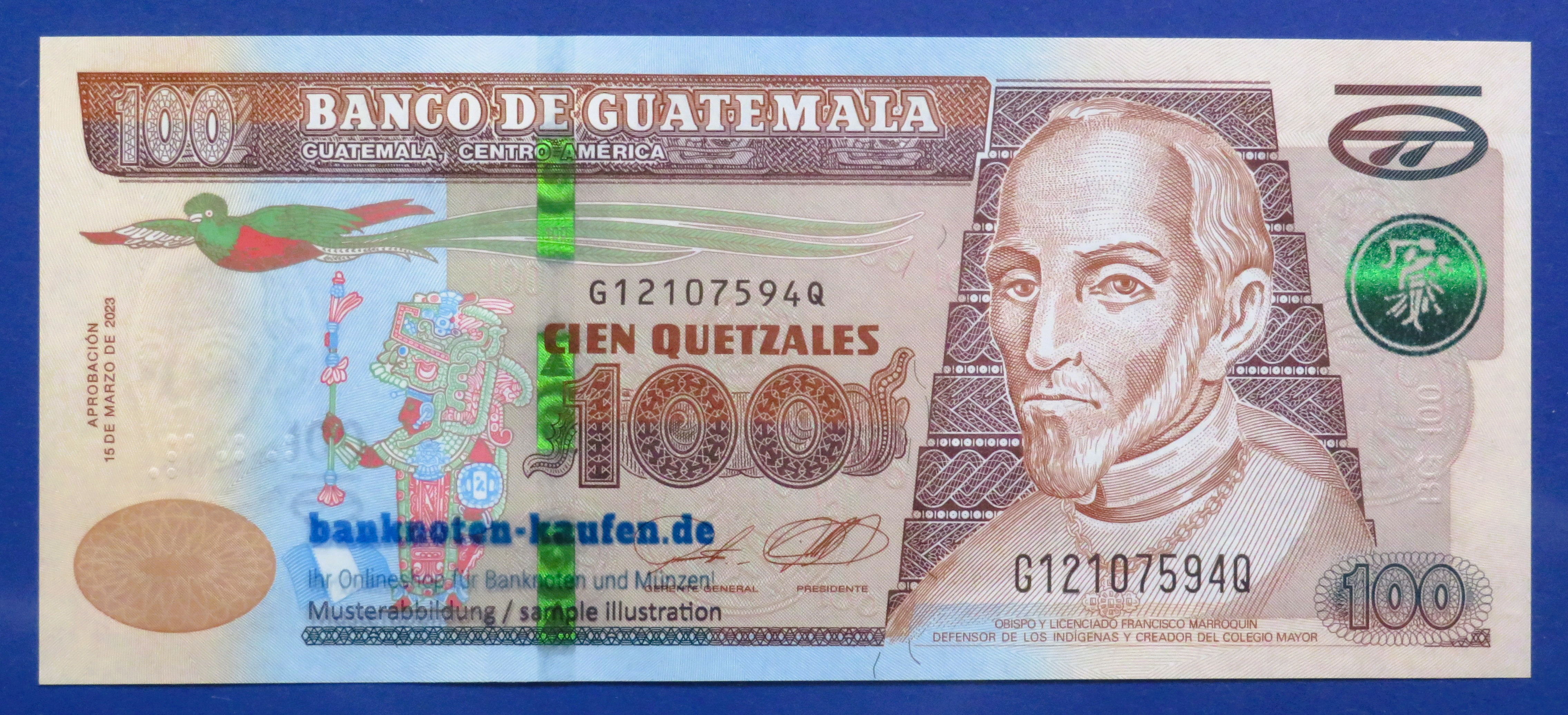 Guatemala, 100 Quetzales, 2023, uncirculated (UNC), P-126