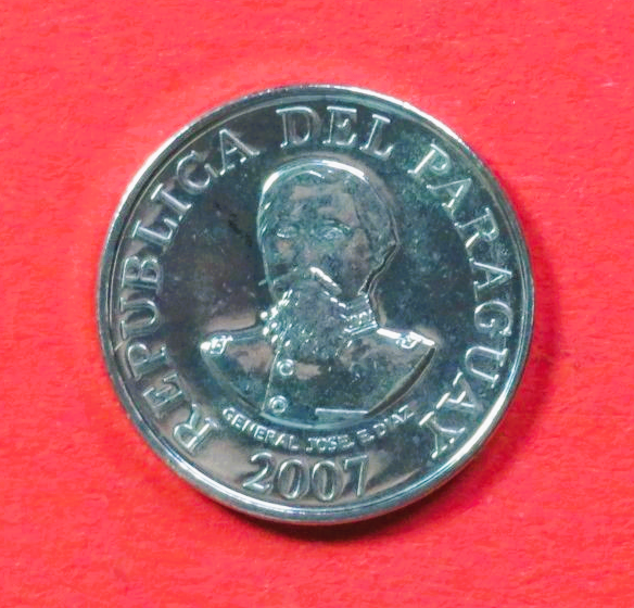 Paraguay, 100 Guaranies, 2007, bankfrisch (UNC)
