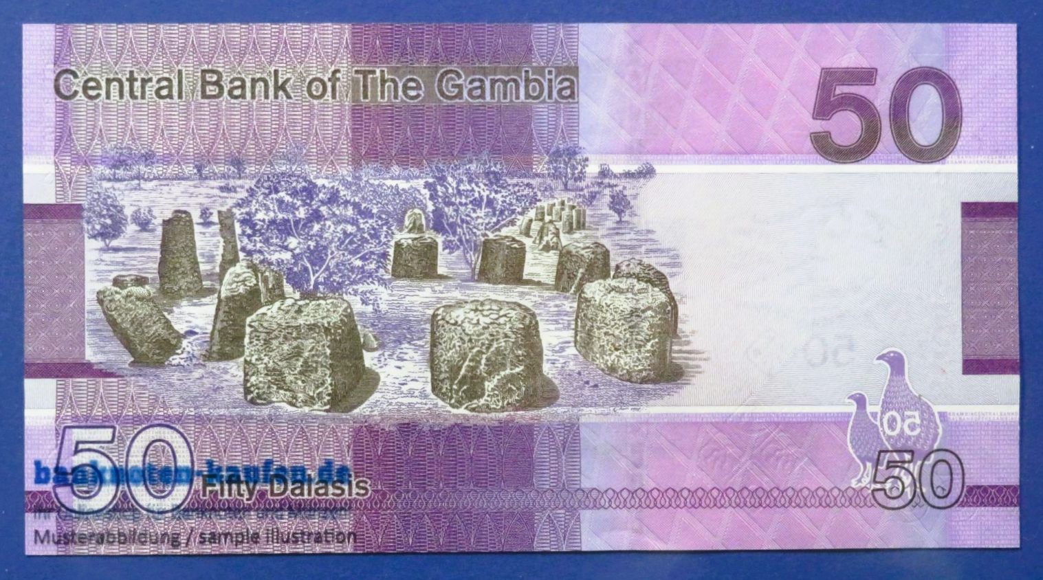 Gambia, 50 Dalasis, 2023, kassenfrisch (UNC), P-40