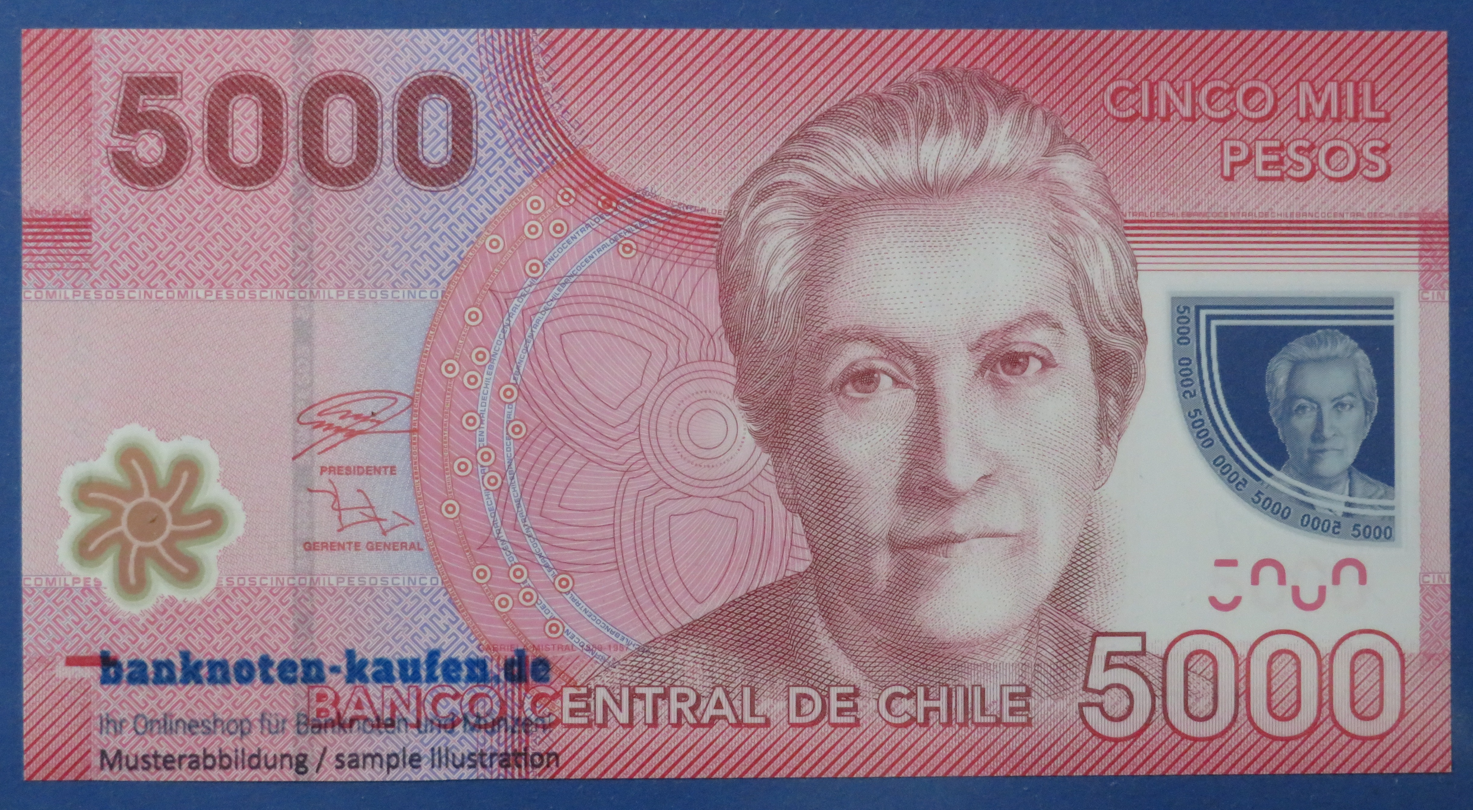 Chile - 5,000 Pesos, 2021, uncirculated (UNC), Polymer, P-163