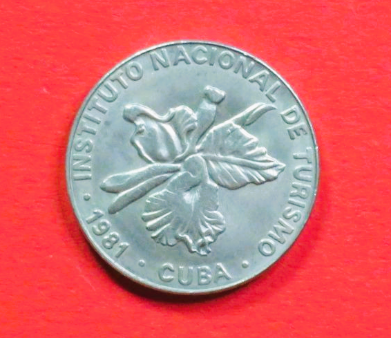 Karibik:  25 Centavos, 1981, gebraucht (used / vz), # 708.1