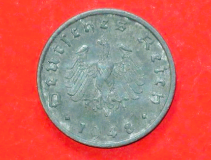 Deutschland: 10 Reichspfennig, 1945-1948, gebraucht (used / ss), # 98