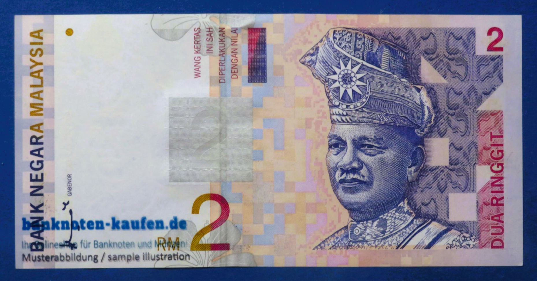 Malaysia, 2 Ringgit, ND (1996-99), fast kassenfrisch (AU), P-40a