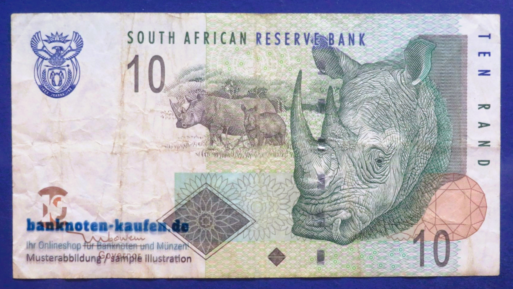 Südafrika, 10 Rand, 2005ND, gebraucht (USED / VF-), P-128a