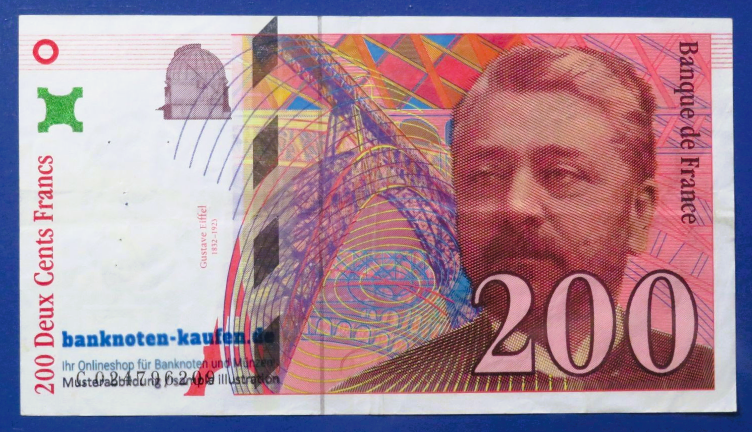 France, 200 Francs, 1999, circulated (USED / F), P-159