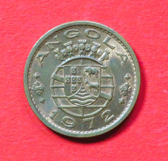 Angola:  1 Escudo, 1972, gebraucht (USED / vz), #16
