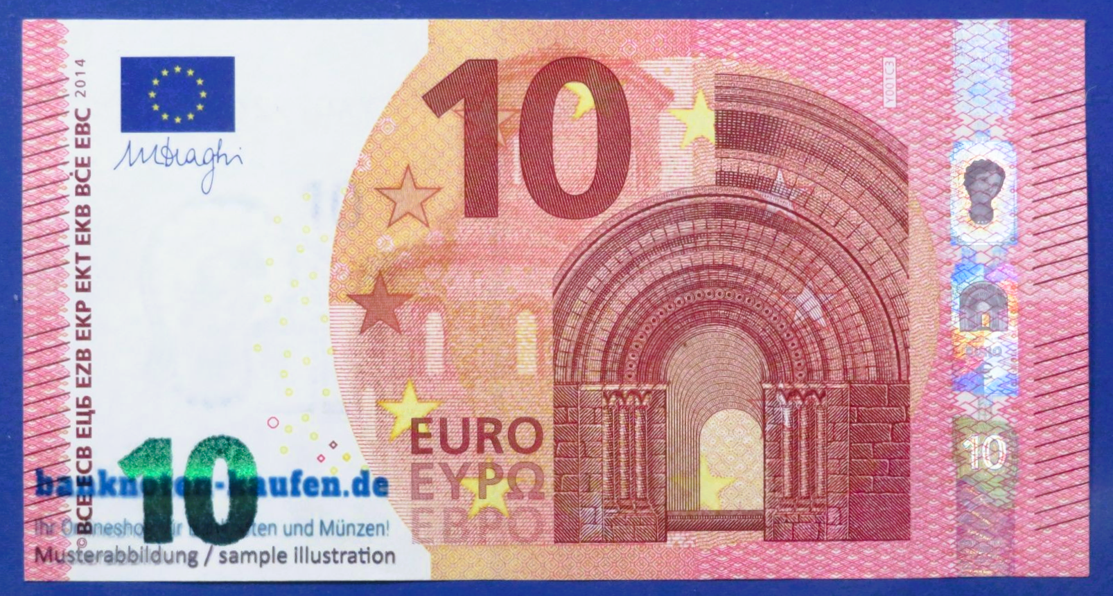 European Union, 10 Euro, 2013, uncirculated (UNC - M. Draghi), P-21