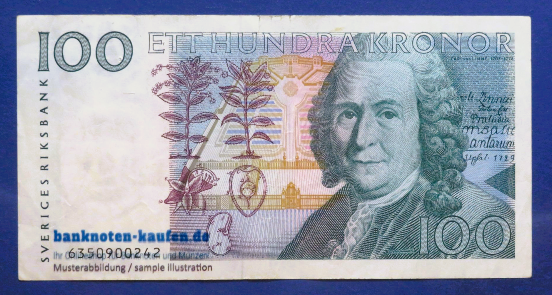 Sweden, 100 Kronor, 1996, circulated (USED / F+), P-57b