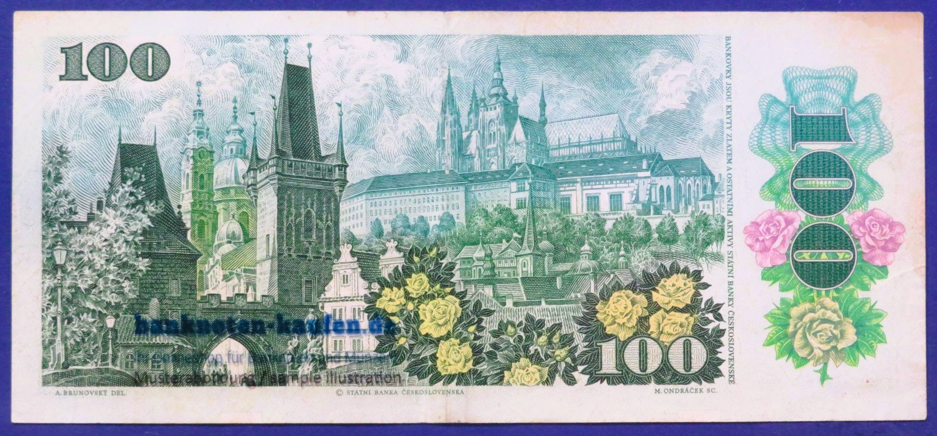 Czechoslovakia, 100 Korun, 1989,  circulated (USED / VF), P-97