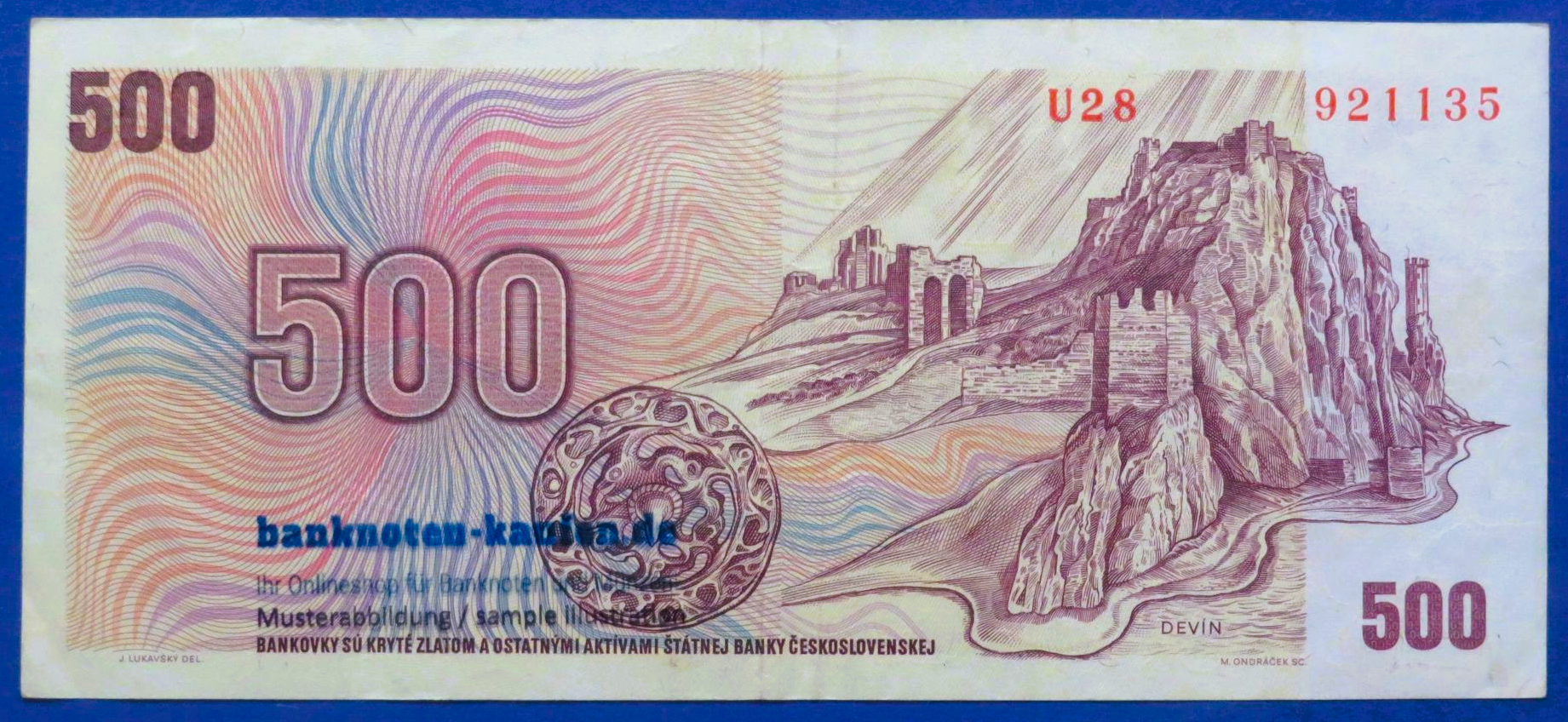 Tschechoslowakei, 500 Korun, 1973,  gebraucht (USED / VF), P-93a