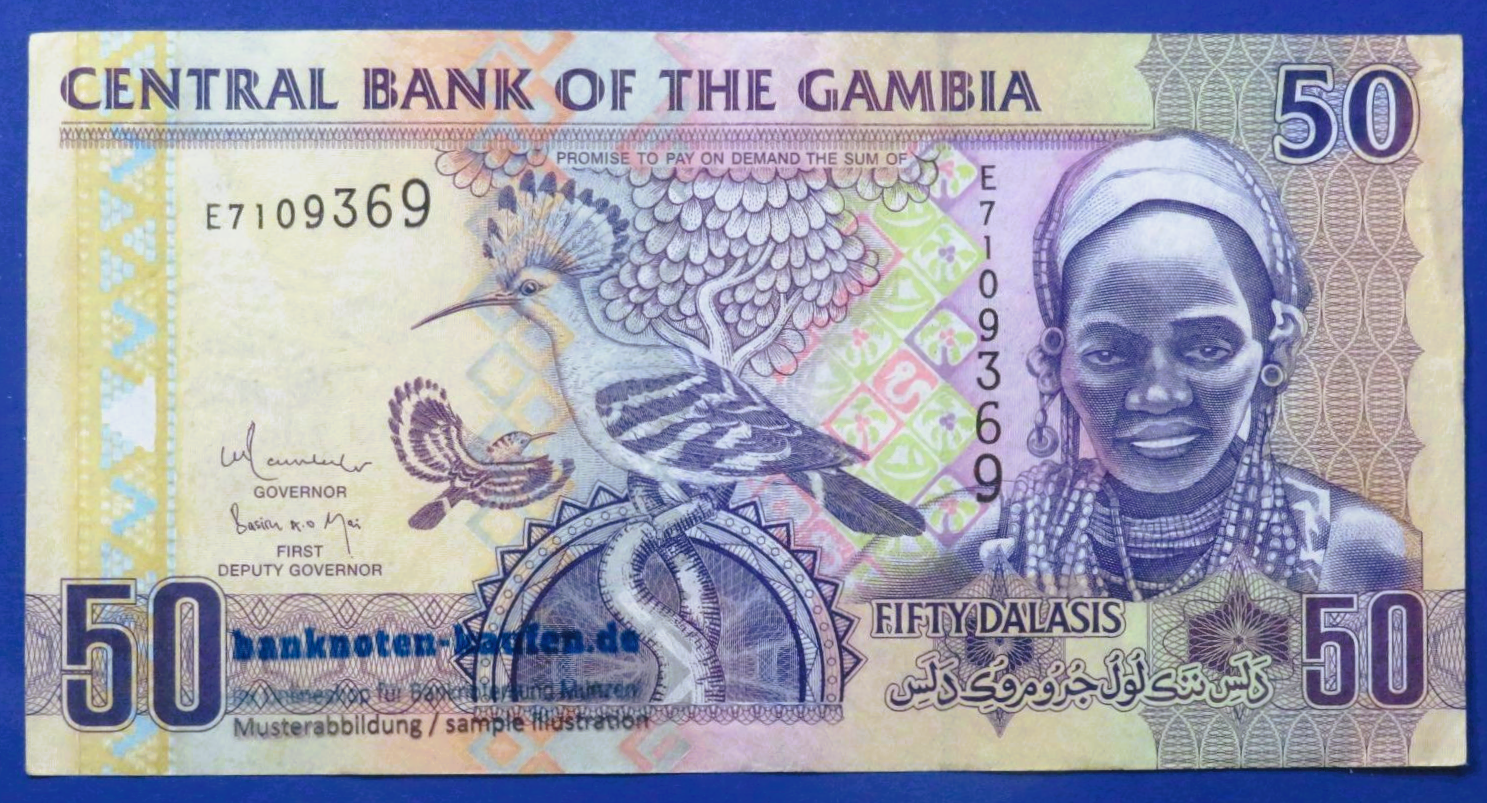Gambia, 50 Dalasis, 2006ND, circulated (USED / VF+), P-28