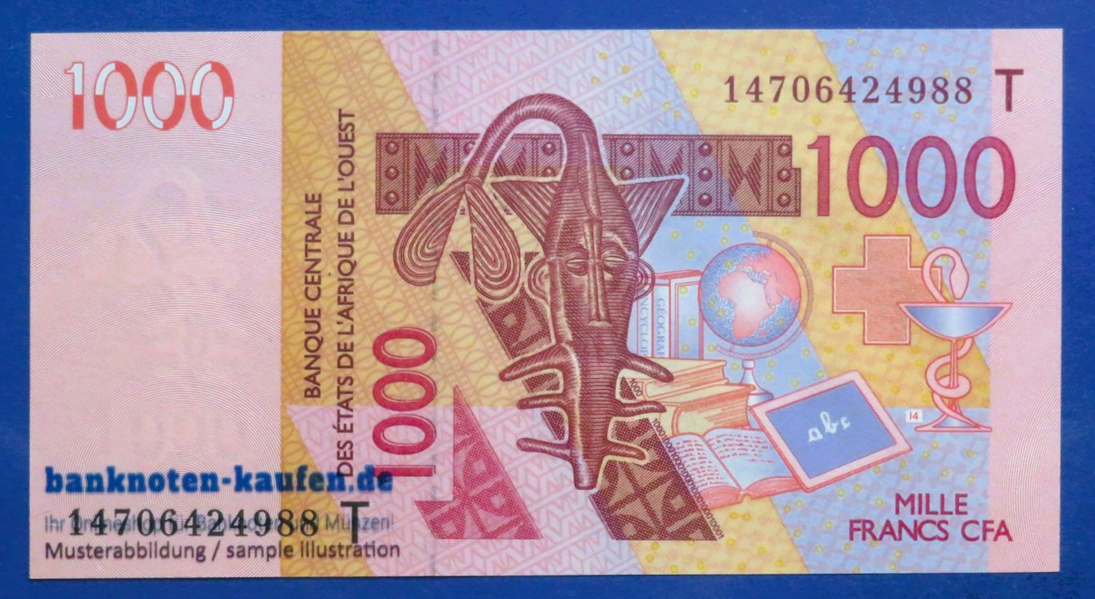 West African States - 1,000 Francs, 2003, uncirculated (UNC), P-815Tn
