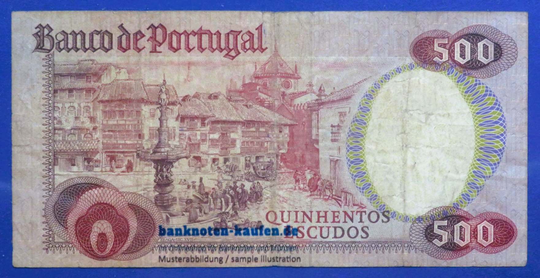 Portugal, 500 Escudos, 1979, circulated (USED / F), P-177