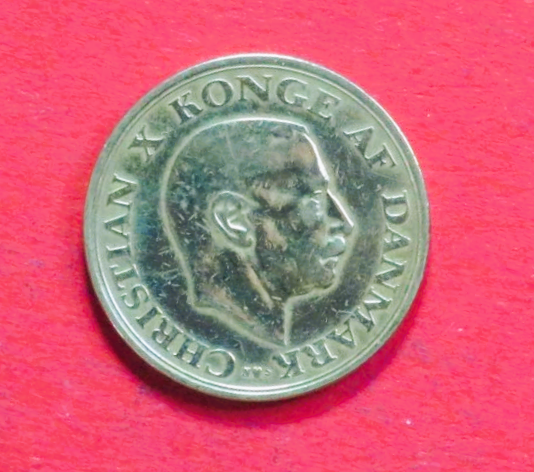Dänemark:  1 Krone, 1947, gebraucht (used / ss), # 53