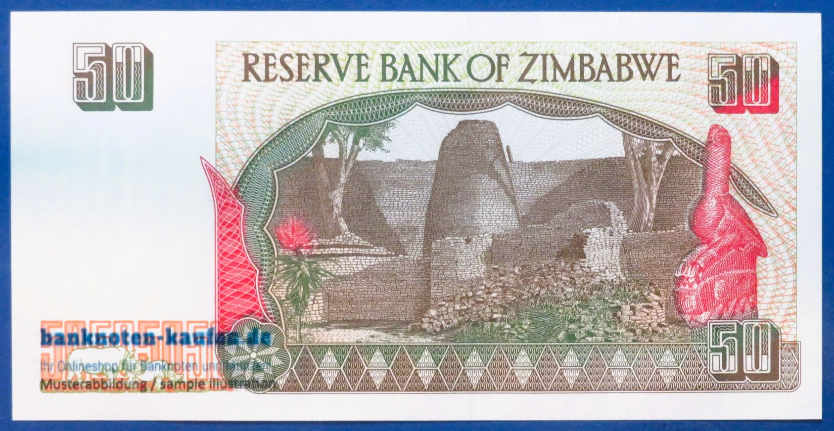 Zimbabwe, 50 Dollars, 1994, uncirculated (UNC), P-8
