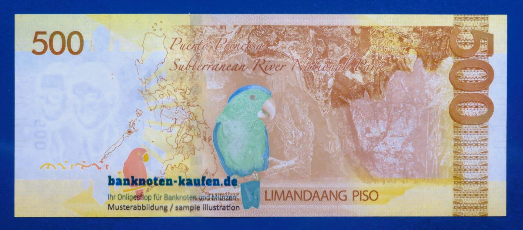 Philippinen, 500 Piso, 2020F, kassenfrisch (UNC), P-227