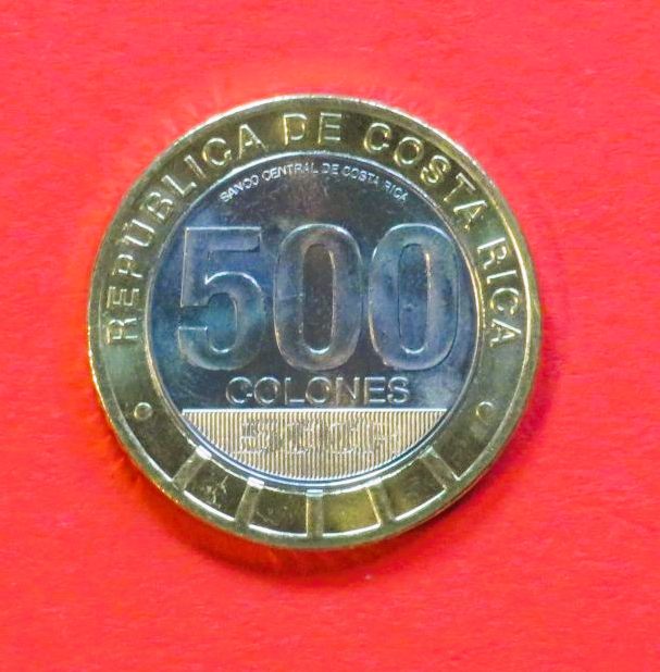 Costa Rica, 500 Colones, 2023, unzirkuliert (unc), Gedenkausgabe