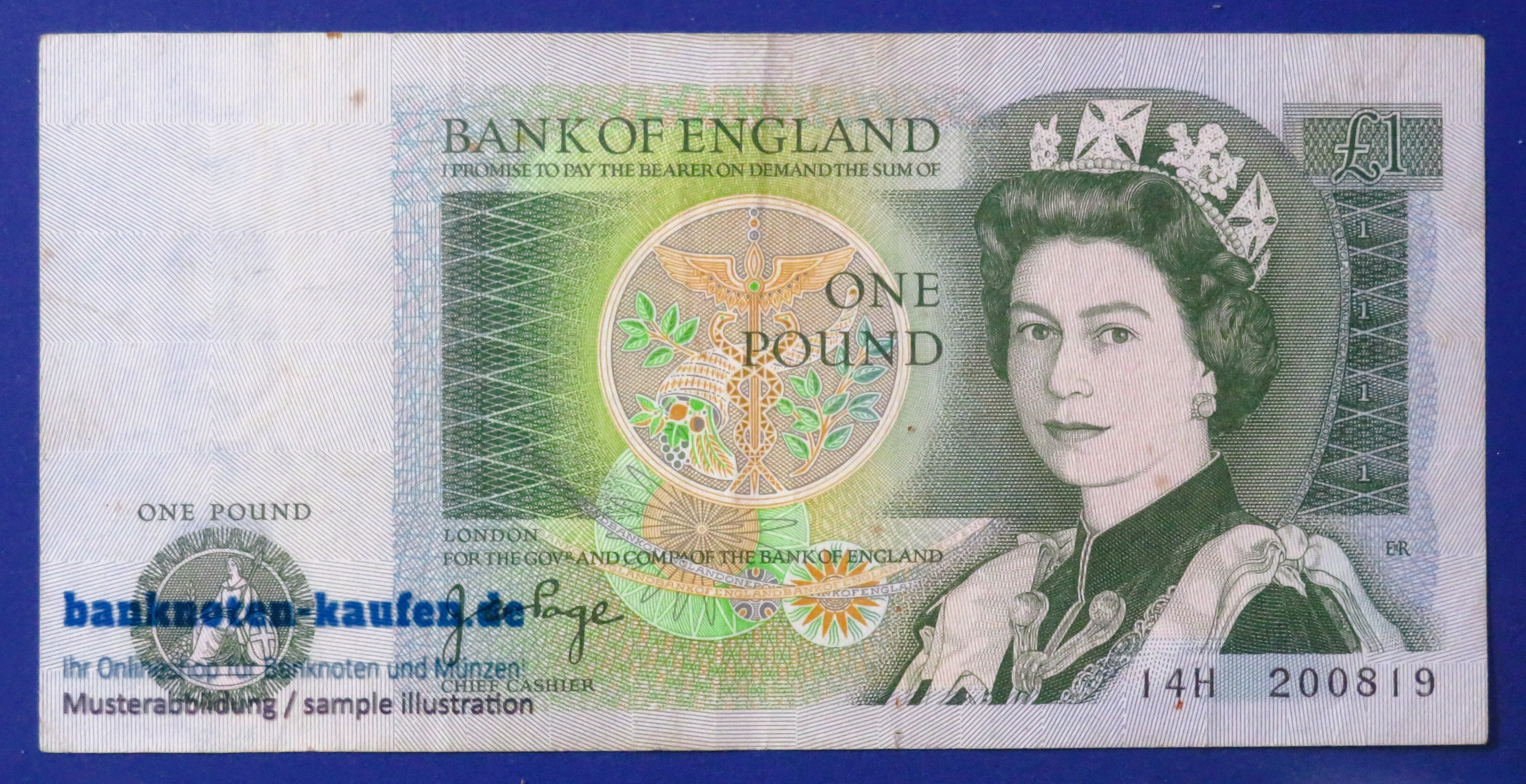 Great Britain, 1 Pound, 1978-1984ND, circulated (USED / VF), P-377a