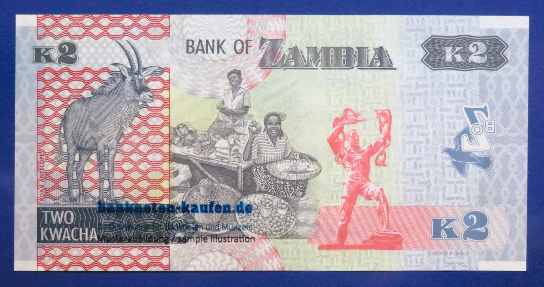 Zambia, 2 Kwacha, 2018, uncirculated (UNC), P-56b