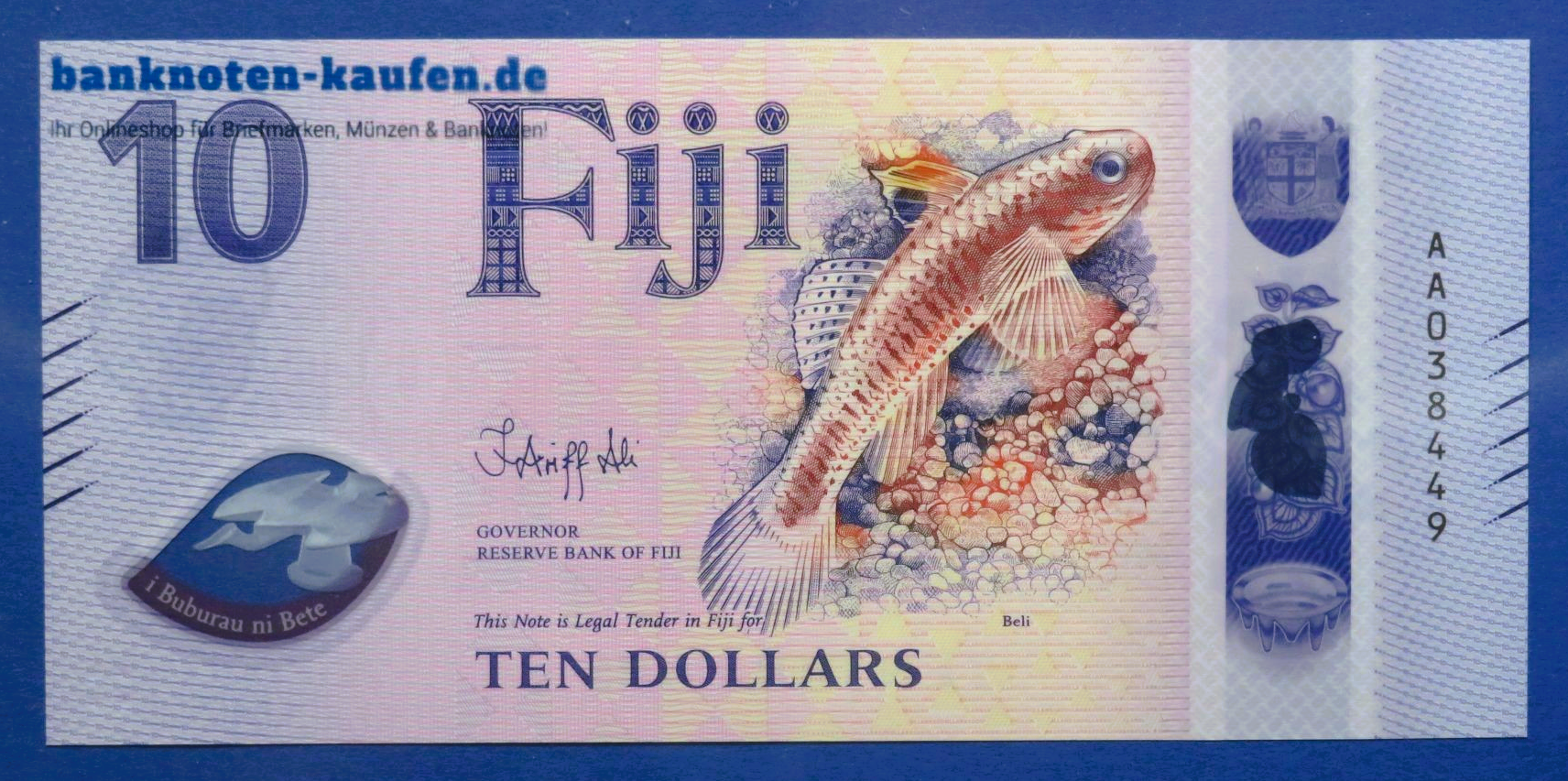 Fiji, 10 Dollars, 2025ND, uncirculated (UNC), Polymer