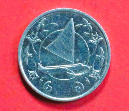 französisch Polynesien: 10 Francs, 2021+, gebraucht (used / ss-vz)