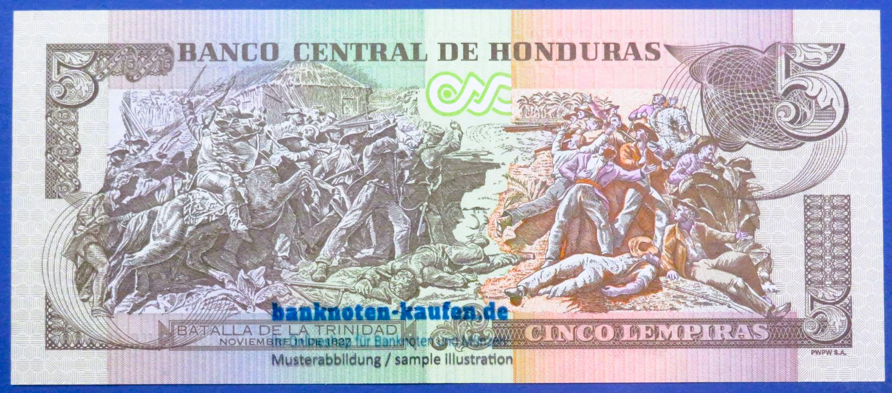 Honduras, 5 Lempiras, 2024, uncirculated (UNC), P-98f