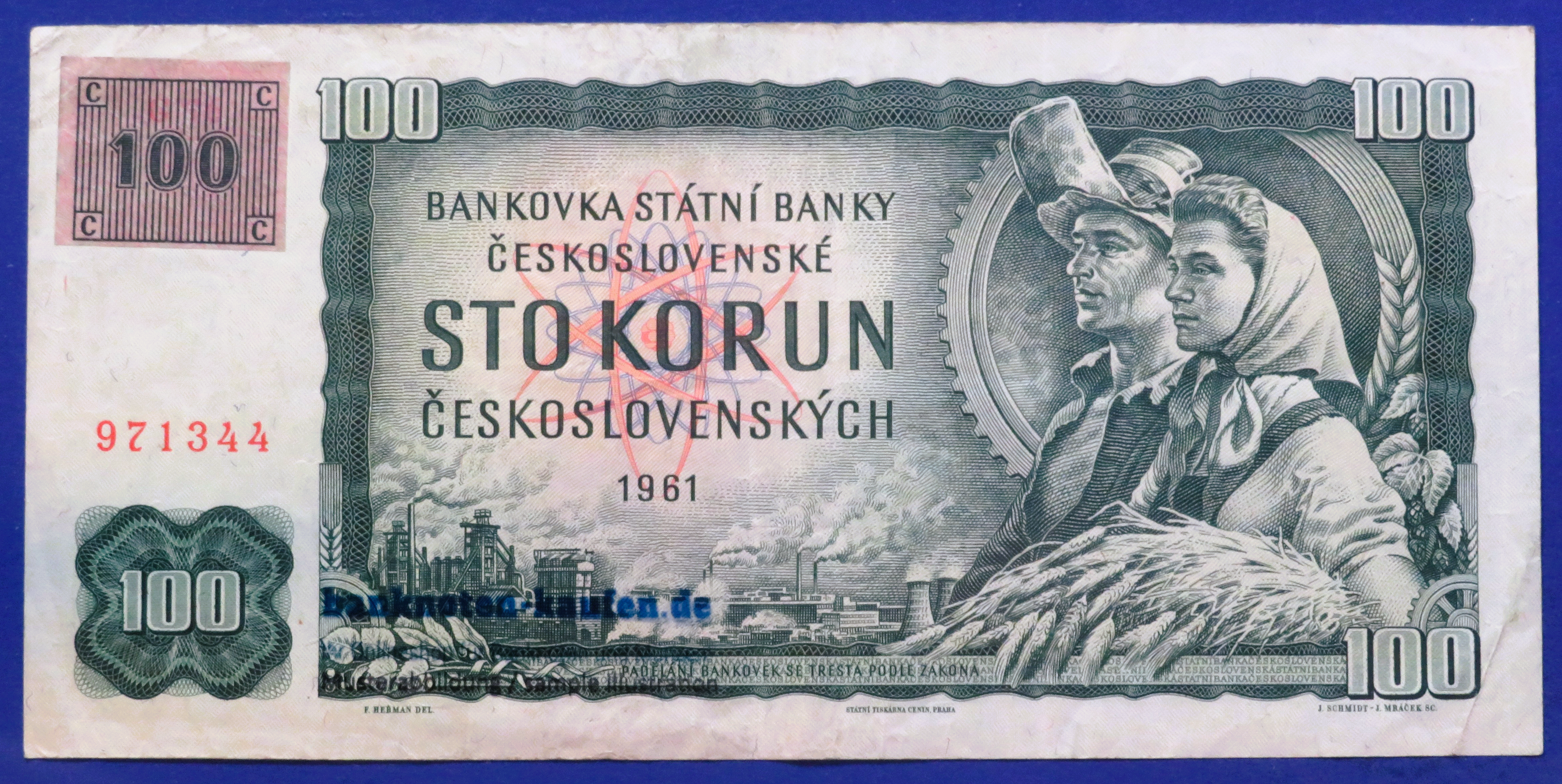 Czech Republic, 100 Korun, 1961/1993,  circulated (USED / VF), P-1k