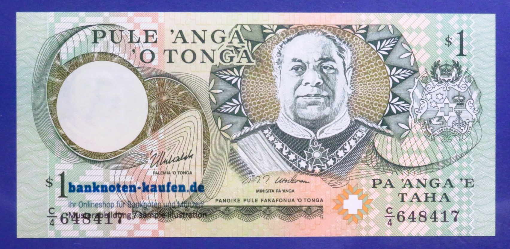 Tonga, 1 Pa`anga, 1995ND, uncirculated (UNC), P-31d