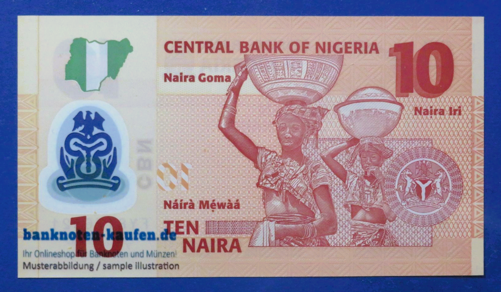 Nigeria, 10 Naira, 2022, uncirculated (UNC), Polymer, P-39m