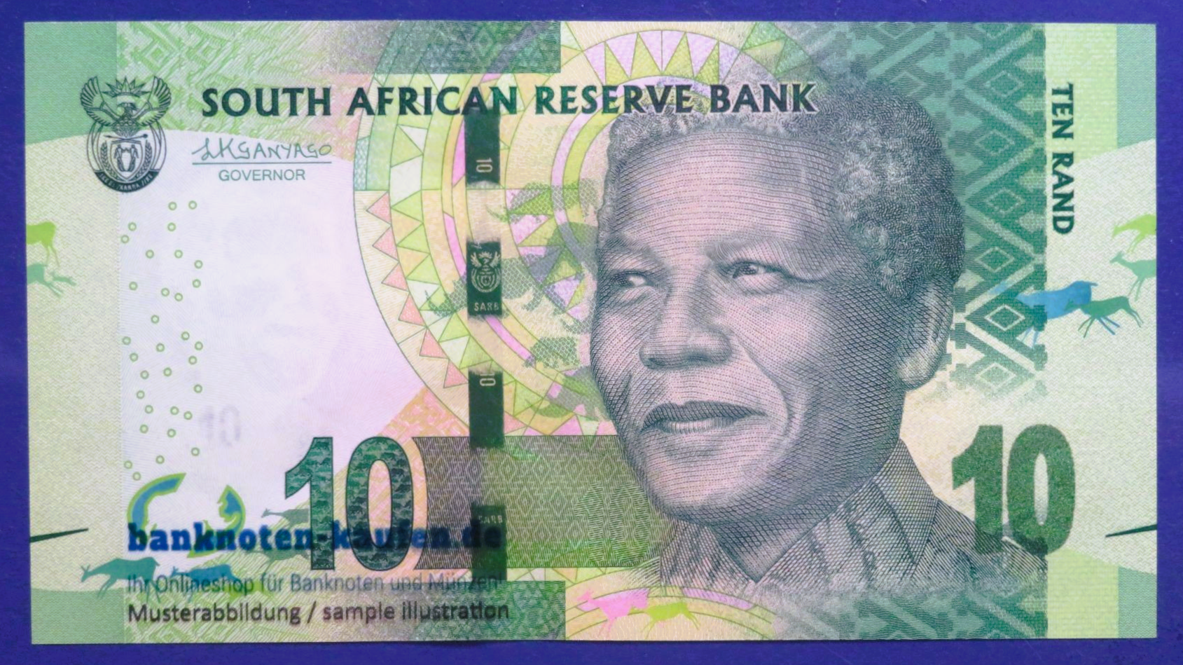 Südafrika, 10 Rand, ND (2013-16), fast kassenfrisch (AU), P-138b