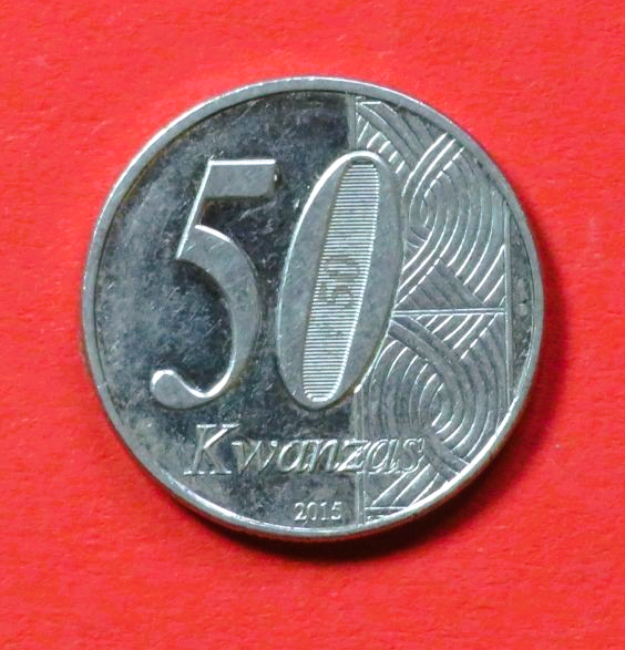 Angola, 50 Kwanzas, 2015, circulated (USED / vf), #54