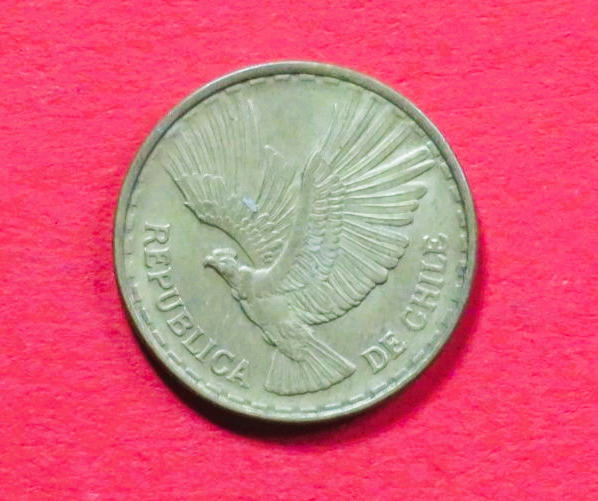Chile: 5 Centesimos, 1960-1970, gebraucht (used / ss), # 32