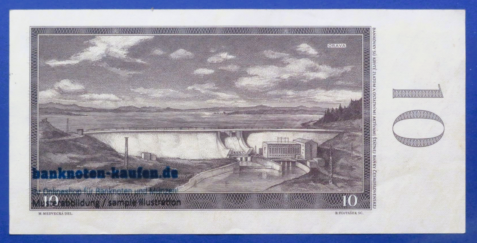 Tschechoslowakei, 10 Korun, 1960,  gebraucht (USED / XF), P-88d