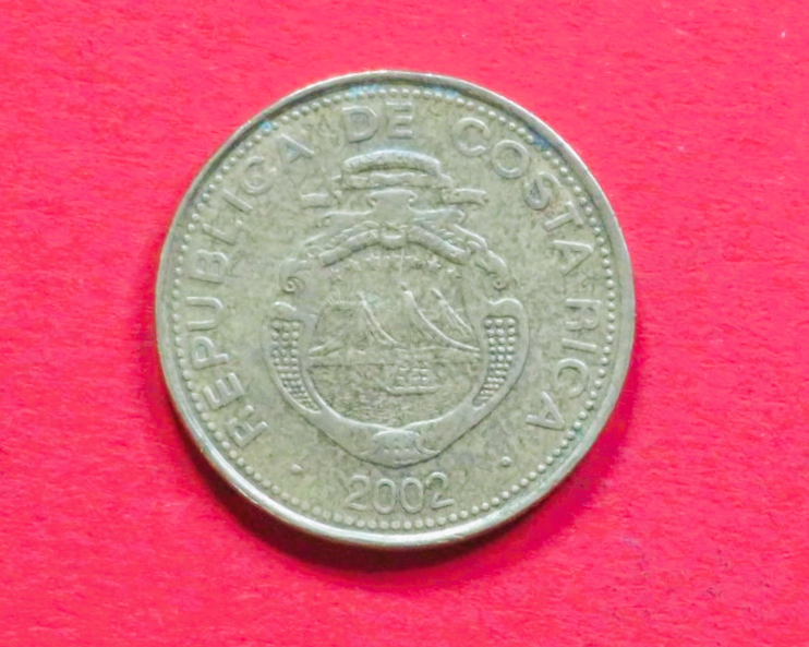 Costa Rica: 50 Colones, 1997-2002, gebraucht (used / ss), # 91