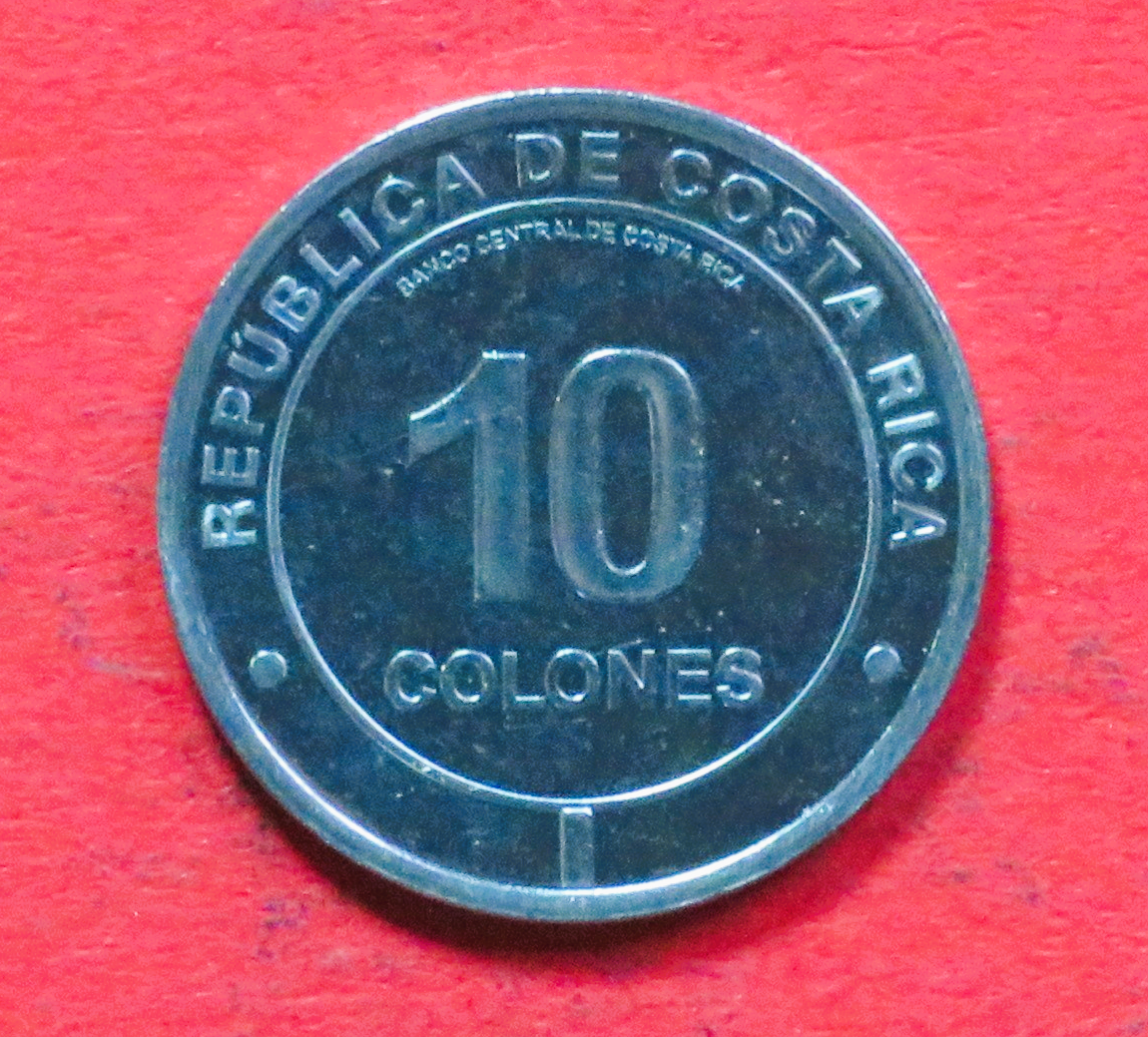 Costa Rica, 10 Colones, 2023, unzirkuliert (unc), # neu