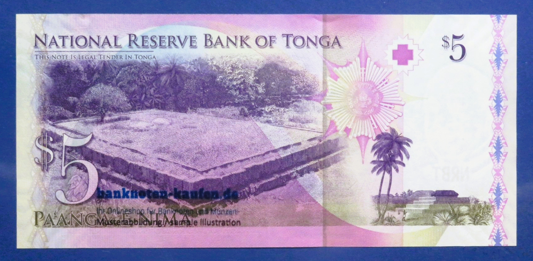 Tonga, 5 Pa`anga, 2009ND, uncirculated (UNC), P-39
