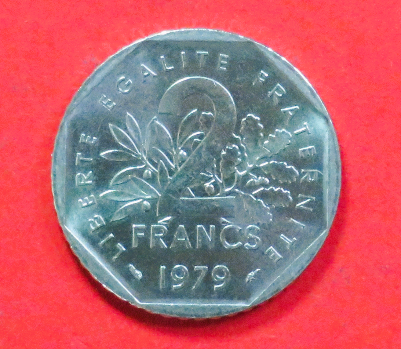Frankreich:  2 Francs, 1979-2001, gebraucht (used / ss+), # 240
